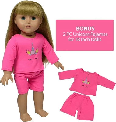 The New York Doll Collection 18 Inch Wooden Bed 2 The New York Doll Collection 18 Inch Wooden Bed - Image 2