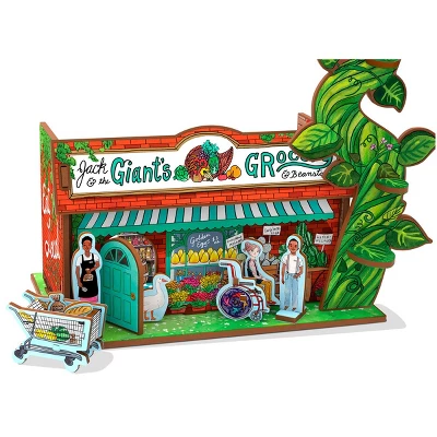 Storytime Toys Jack & The Giant's Beanstalk & Grocery 3D Puzzle Book And Toy Mini Set - 3 In 1 - Book, Build, Play 1 Storytime Toys Jack & The Giant's Beanstalk & Grocery 3D Puzzle Book And Toy Mini Set - 3 In 1 - Book, Build, Play