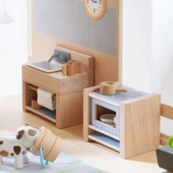 HABA Little Friends Kitchen Room Set - Wooden Dollhouse Furniture For 4" Bendy Dolls -Doll Sale Shop GUEST 0bec8137 3549 44ef 9639 d377e19f6e28