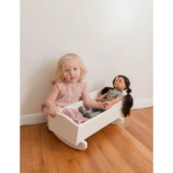 Remley Rebekah’s Collection Kids Wooden Doll Cradle - Ships Assembled -Doll Sale Shop GUEST 1439ce05 e041 4b5f 87c9 8d1eb86f3251