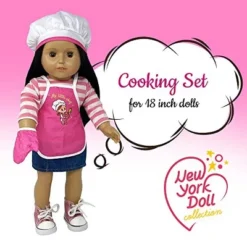 The New York Doll Collection Kids Baking Set With Apron -Doll Sale Shop GUEST 16f6e53f 2b89 430a 9817 e55d387c3283