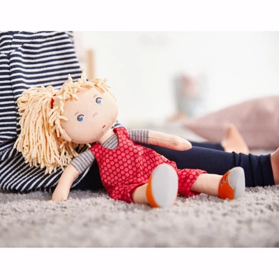 HABA Cassie 12" Machine Washable Soft Doll With Blonde Hair 7 HABA Cassie 12" Machine Washable Soft Doll With Blonde Hair - Image 7
