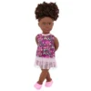 Our Generation Lucia 18" Fashion Doll With Faux-Fur Jacket & Floral Dress