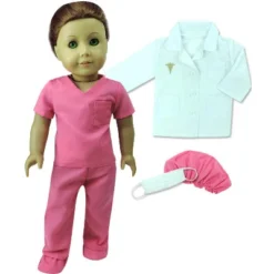 Sophia’s Doll Doctor Scrubs And Lab Coat Set For 18" Dolls 7 Sophia’s Doll Doctor Scrubs And Lab Coat Set For 18" Dolls -Doll Sale Shop GUEST 2178b168 dade 42f9 b9b1 283d46f804b2
