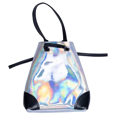 I'M A GIRLY Silver Black Bag For Fashion Doll 1 I'M A GIRLY Silver Black Bag For Fashion Doll