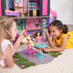 KidKraft 2-in-1 Wooden Hotel & Waterslide Dollhouse -Doll Sale Shop GUEST 275be88d 10f9 4abe 99af 961cfbea7af3