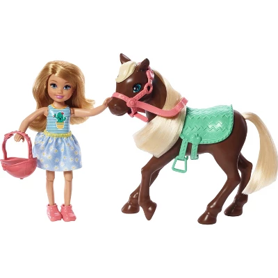 Barbie Club Chelsea Doll And Brown Pony 4 Barbie Club Chelsea Doll And Brown Pony - Image 4