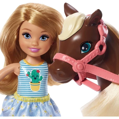 Barbie Club Chelsea Doll And Brown Pony 2 Barbie Club Chelsea Doll And Brown Pony - Image 2