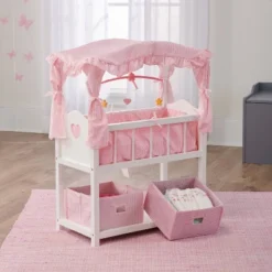 Badger Basket Doll Canopy Crib With Mobile & Storage Bins 13 Badger Basket Doll Canopy Crib With Mobile & Storage Bins -Doll Sale Shop GUEST 30b0e111 3441 4930 ab26 a07203b68958