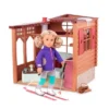 Our Generation Cozy Cabin Dollhouse Playset For 18" Dolls