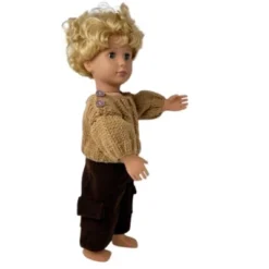 Doll Clothes Superstore Brown Sweater Set Compatible With 18 Inch Girl And Boy Dolls -Doll Sale Shop GUEST 357639ed 08cc 40be 9843 38d862b459d4