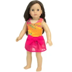 Sophia’s Bathing Suit & Sarong Outfit Set For 18” Dolls, Orange/Hot Pink 4 Sophia’s Bathing Suit & Sarong Outfit Set For 18” Dolls, Orange/Hot Pink -Doll Sale Shop GUEST 41270c04 3deb 4425 af8b 3b5a02d103d5