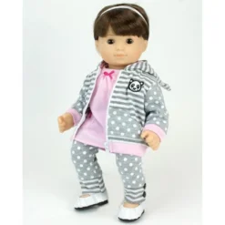 Sophia's - 15" Doll - Panda Bear Hooded Sweatshirt, Tunic & Polka Dot Leggings - Light Pink 7 Sophia's - 15" Doll - Panda Bear Hooded Sweatshirt, Tunic & Polka Dot Leggings - Light Pink -Doll Sale Shop GUEST 443113c5 b592 4746 9138 cb9f7b509fef