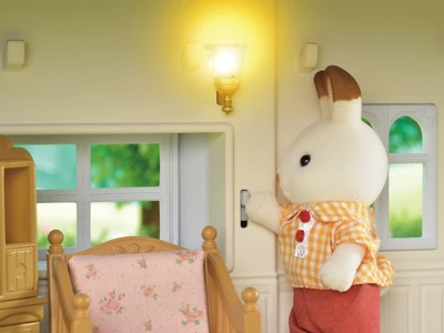 Calico Critters Red Roof Grand Mansion Gift Set, Dollhouse Playset With 3 Figures, Furniture, Vehicle And Accessories 8 Calico Critters Red Roof Grand Mansion Gift Set, Dollhouse Playset With 3 Figures, Furniture, Vehicle And Accessories - Image 8