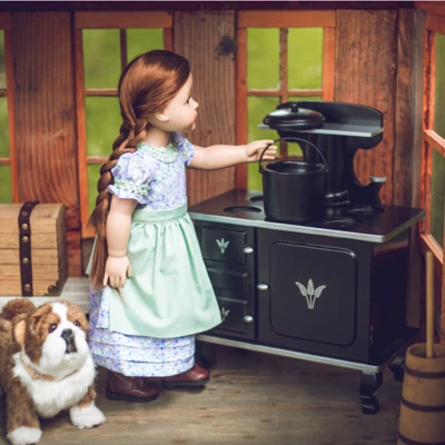 The Queen's Treasures 18 Inch Doll Little House Prairie Wood Cook Stove 2 The Queen's Treasures 18 Inch Doll Little House Prairie Wood Cook Stove - Image 2
