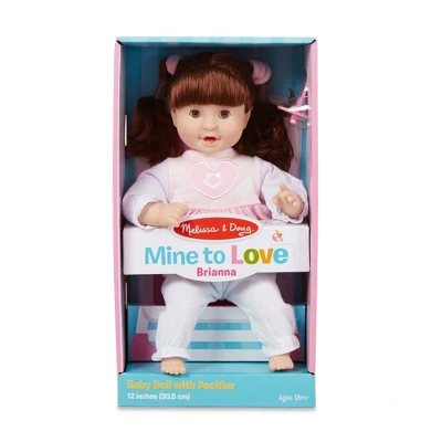 Melissa & Doug Standard Mine To Love Brianna 12" Soft Body Baby Doll 2 Melissa & Doug Standard Mine To Love Brianna 12" Soft Body Baby Doll - Image 2