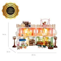 Best Choice Products Deluxe Cottage Dollhouse Mansion Pretend Toy Playset W/ 225 Accessories And Tiny Critters For Kids -Doll Sale Shop GUEST 48a17bc0 e5f8 4ccd 8fd9 cf011eeed95a