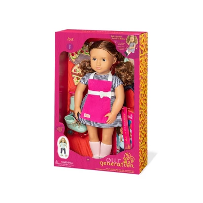 Our Generation Isa With Storybook & Outfit 18" Posable Cooking Doll 4 Our Generation Isa With Storybook & Outfit 18" Posable Cooking Doll - Image 4