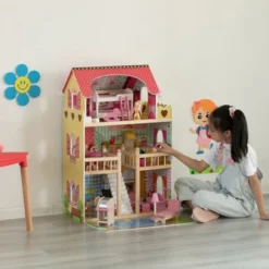 ShpilMaster Wooden Doll House With Toys And Furniture Accessories With LED Light For Ages 3+ 9 ShpilMaster Wooden Doll House With Toys And Furniture Accessories With LED Light For Ages 3+ -Doll Sale Shop GUEST 50339c75 36b8 4062 bdbb 455365b4b83a