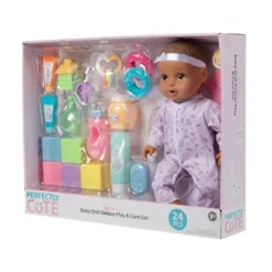 Perfectly Cute 24pc Baby Doll Deluxe Play And Care Set - Light Brown Hair -Doll Sale Shop GUEST 5175c040 1251 408a a906 86fd61c1e72f