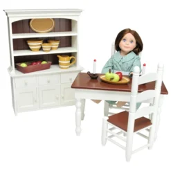 The Queen's Treasures 18 In Doll Fully Wooden Kitchen Table And Two Chairs -Doll Sale Shop GUEST 5355771a 261b 4832 83e0 617a946d6a61