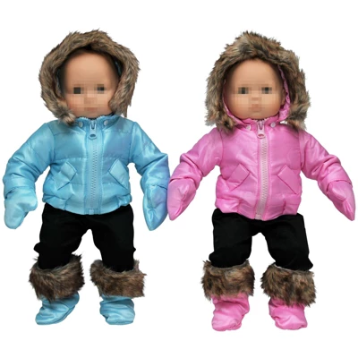The Queen's Treasures 15 Inch Baby Doll Clothes Complete Pink Snow Suit 7 The Queen's Treasures 15 Inch Baby Doll Clothes Complete Pink Snow Suit - Image 7
