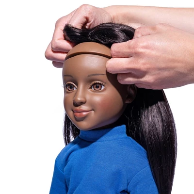 I'M A GIRLY Kayla 18" Fashion Doll With Brunette Interchangeable Wig To Style 8 I'M A GIRLY Kayla 18" Fashion Doll With Brunette Interchangeable Wig To Style - Image 8