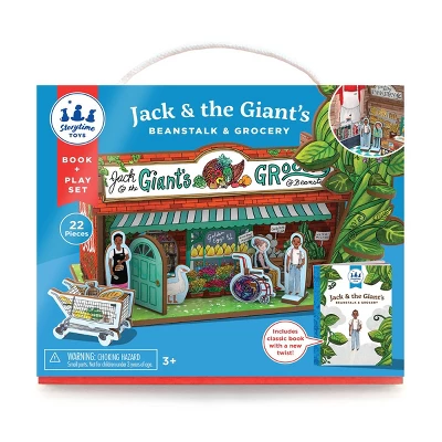 Storytime Toys Jack & The Giant's Beanstalk & Grocery 3D Puzzle Book And Toy Mini Set - 3 In 1 - Book, Build, Play 3 Storytime Toys Jack & The Giant's Beanstalk & Grocery 3D Puzzle Book And Toy Mini Set - 3 In 1 - Book, Build, Play - Image 3