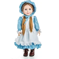 The Queen's Treasures 18 Inch Doll Clothes 4 Piece Blue Calico Dress -Doll Sale Shop GUEST 5ff80c71 17c8 4f1c a2d1 31832e2e18e6