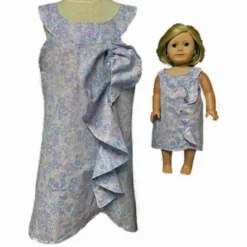Doll Clothes Superstore Size 8 Matching Girl And Doll Ruffle Trim Dress