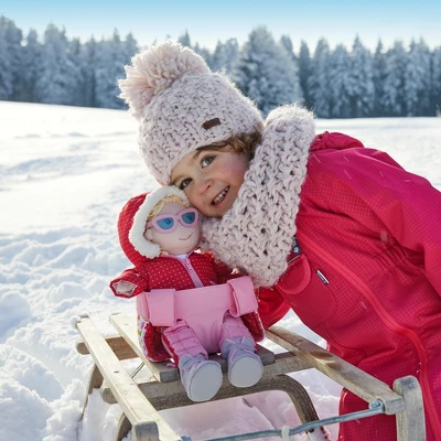 HABA Soft Doll's Bike Seat Flower Meadow - Attaches To Handlebars 4 HABA Soft Doll's Bike Seat Flower Meadow - Attaches To Handlebars - Image 4