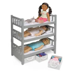 Badger Basket 1-2-3 Convertible Doll Bunk Bed With Baskets And Free Personalization Kit - Executive Gray -Doll Sale Shop GUEST 6d292d6b 3ad9 4c24 8cfb 9eb8b3867df9