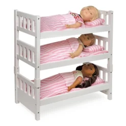 Badger Basket 1-2-3 Convertible Doll Bunk Bed With Bedding - Pink/Stripe -Doll Sale Shop GUEST 6f6e7d72 9a9b 487f 9c81 f341dceefaa5
