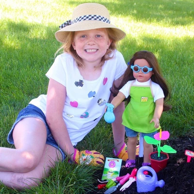 Sophia's By Teamson Kids Smithsonian Horticulturist Set For 18" Dolls 1 Sophia's By Teamson Kids Smithsonian Horticulturist Set For 18" Dolls
