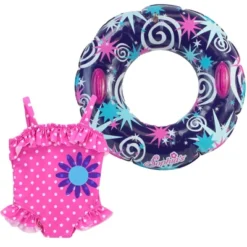 Sophia’s Ruffle Polka Dot Bathing Suit & Inner Tube Set For 18” Dolls, Hot Pink -Doll Sale Shop GUEST 7235f644 55b5 44d5 8259 442949151680