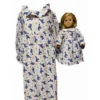 Doll Clothes Superstore Matching Girl And Doll Size 6 Flannel Nightgown