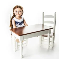 The Queen's Treasures 18 In Doll Fully Wooden Kitchen Table And Two Chairs -Doll Sale Shop GUEST 7cee99f7 1452 4537 83dd c206981d3a3e