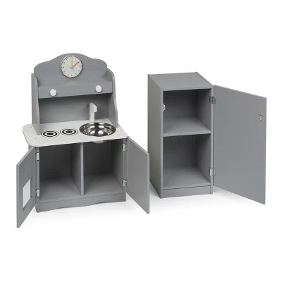 Kitchen Furniture Set For 18" Dolls - Gray/White 2 Kitchen Furniture Set For 18" Dolls - Gray/White - Image 2