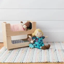 Manhattan Toy Night Night Wooden Play Sleigh Bed With Pillow And Blanket For Dolls And Stuffed Animals -Doll Sale Shop GUEST 8bb5e306 2c0a 447e ad4f 89d4a2924651