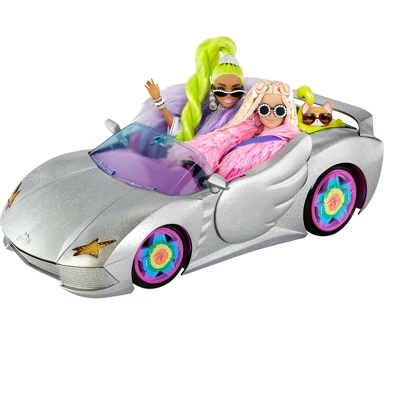 Barbie Extra Vehicle - Sparkly Silver Car 3 Barbie Extra Vehicle - Sparkly Silver Car - Image 3