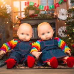 The Queen's Treasures 15 Inch Doll Clothes Rainbow Tee Shirt And Overalls -Doll Sale Shop GUEST 8db12305 5673 4657 a925 397c311799a7