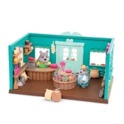 Li'l Woodzeez Store Playset With Toy Food 69pc - Honeysuckle Hollow General Store