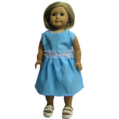 Doll Clothes Superstore Size 5 Matching Girls And Doll Clothes Blue Dress 2 Doll Clothes Superstore Size 5 Matching Girls And Doll Clothes Blue Dress - Image 2
