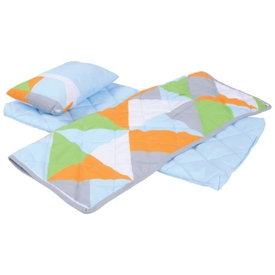 Kaplan Early Learning Wooden Doll Bed With Bedding 2 Kaplan Early Learning Wooden Doll Bed With Bedding - Image 2