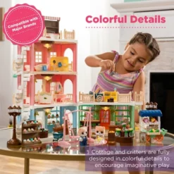 Best Choice Products Deluxe Cottage Dollhouse Mansion Pretend Toy Playset W/ 225 Accessories And Tiny Critters For Kids -Doll Sale Shop GUEST 997713e5 f79f 43bb be30 e3bee31b7ed8