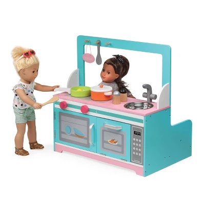 Badger Basket Retro Diner And Kitchen Doll Playset With Accessories 7 Badger Basket Retro Diner And Kitchen Doll Playset With Accessories - Image 7