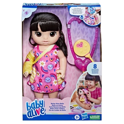 Baby Alive Better Now Bella - Long Black Hair/Brown Eyes 1 Baby Alive Better Now Bella - Long Black Hair/Brown Eyes