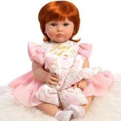 Paradise Galleries Reborn Toddler - Once Upon A Princess, 20 Inch Made In GentleTouch Vinyl, Red Hair, 6-Piece Realistic Baby Doll Gift Set -Doll Sale Shop GUEST a4154ecb ba26 4725 b851 2cb1d2ccf113