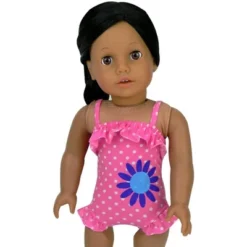 Sophia’s Ruffle Polka Dot Bathing Suit & Inner Tube Set For 18” Dolls, Hot Pink -Doll Sale Shop GUEST b5f3b62a 518f 47e6 a7b8 ec1339af15e1