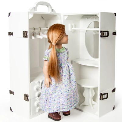 The Queen's Treasures 18 Inch Doll Furniture,Clothes Storage Trunk Case 3 The Queen's Treasures 18 Inch Doll Furniture,Clothes Storage Trunk Case - Image 3